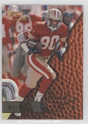 1996 Select Fluid & Fleet Jerry Rice #186 HOF 11ng