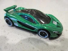 2025 Hot Wheels McLaren P1 Green Hybrid Speed Diecast 1:64 Toy Race Car