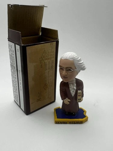 James Wilson Bobblehead - Green Bag - WITH BOX - Supreme Court Justice