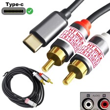 Cavo adattatore da USB-C a RCA 2x connettore RCA audio stereo per notebook PC Nexoc