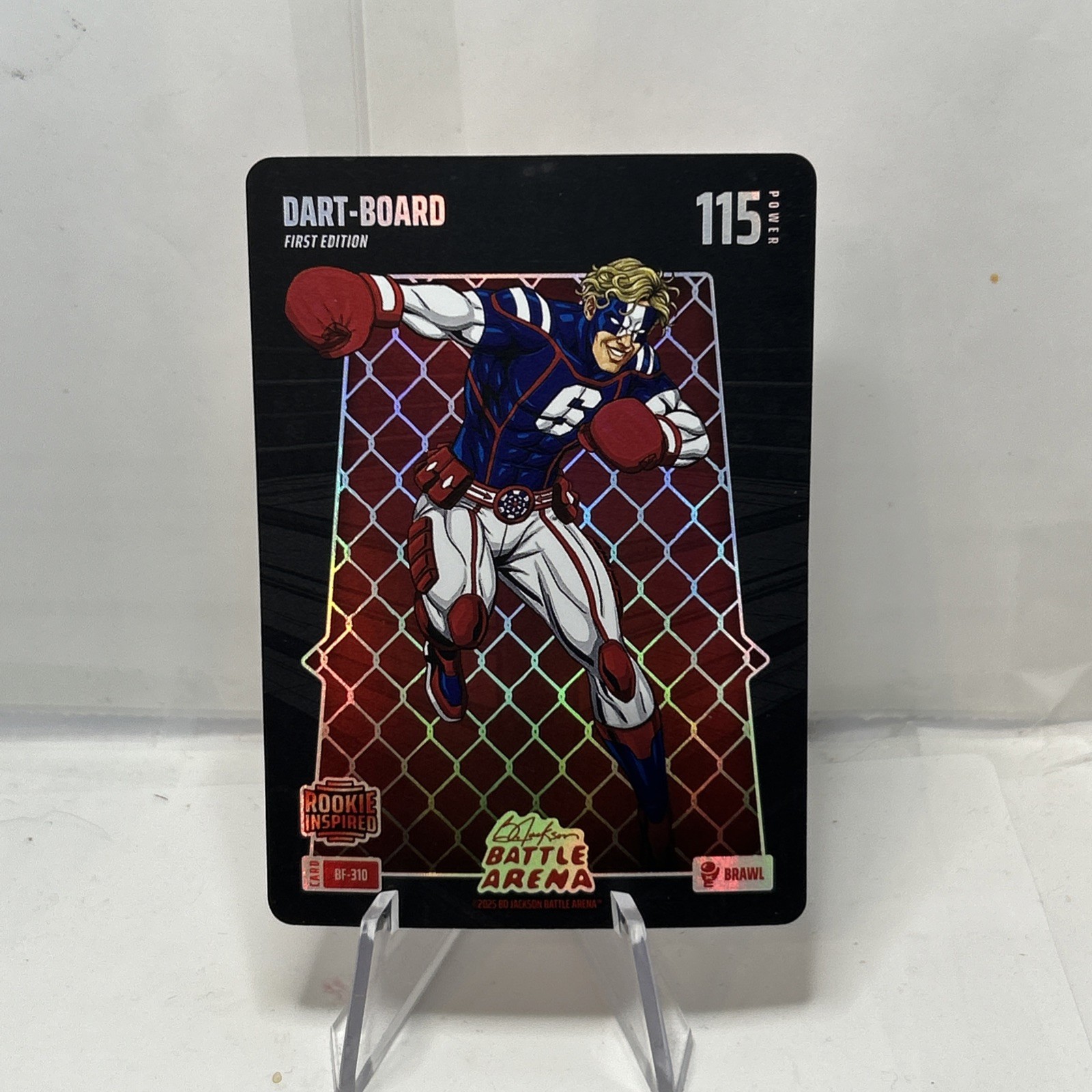 2026 Bo Jackson Battle Arena Dart-Board Jaxson Dart Brawl Battlefoil #BF-310