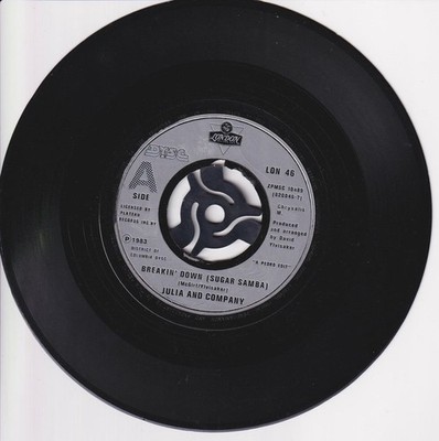 Julia And Company   Breakin' Down (Sugar Samba) (UK) ++ used ++