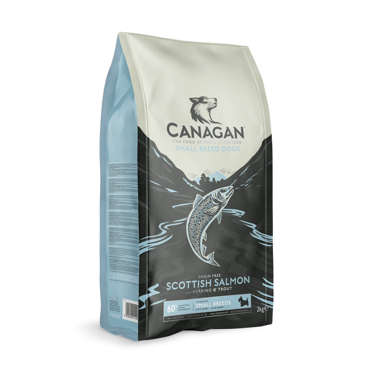 Canagan Grain Free Scottish Salmon Small Breed Dog Food Herring Trout White Fish