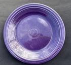 Retired Post 86 Fiesta Plum Round 10 1/2" Dinner Plate Good Used Condition