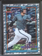 2026 Topps Series 1 - 1991 Topps Juan Soto #T91-82 Crackle Foil - Mets