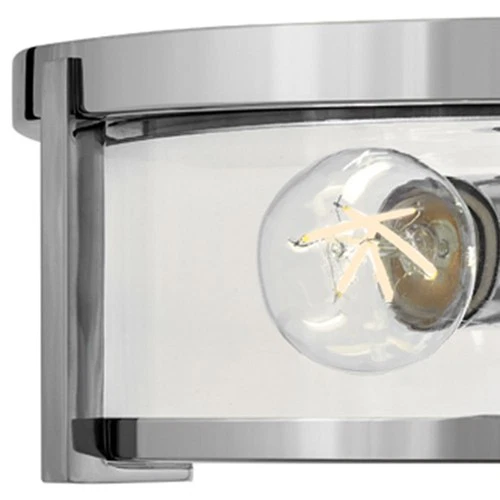 Hinkley Lighting 3243 Lowell 3 Light 16"W Flush Mount Drum - Chrome - Picture 2 of 12