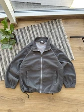 Arcteryx Vintage Polartec Fleece Gore Tex Zip Hoodie Jacket Size S Men Gray