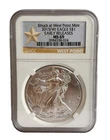 2015 (W) American Silver Eagle NGC MS69 - Early Releases - Struck at West Point