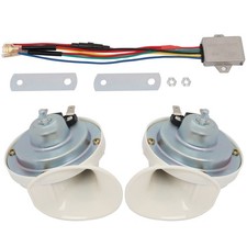 12v 110db 18 Sounds Snail Air Horn Siren Universal For Car Motorcycle Boat