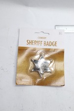 Western Sheriff Badge Halloween Costume Accessory Adult 840485