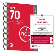 NFPA 70, National Electrical Code (NEC) 2026 spiral + index tab