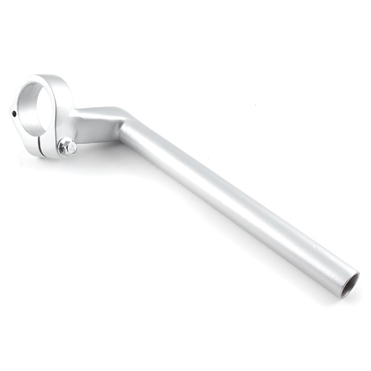 Right Handlebar for XGJ125-27B, TN12 Silver Steel Painted Clip-On Handlebar Unit