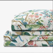 thecompanystore Peacock Classic Smooth Sateen Bed Sheet Set - Cream