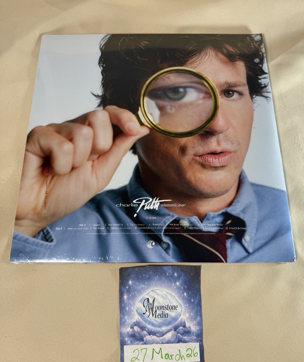 Charlie Puth- Whatever's Clever- Changes Blue Limited LP W/ Signed