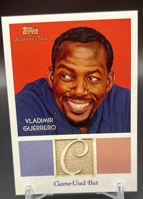 2010 Topps National Chicle - Relics Vladimir Guerrero #NCR-VG Bazooka Back...