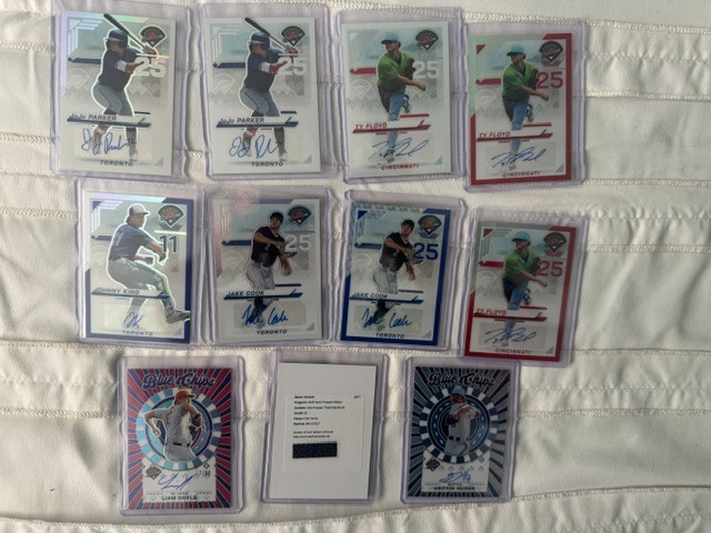 2025 Panini Prospect Baseball Auto/#d Lot of 43 Cards! Liam Doyle, JoJo Parker