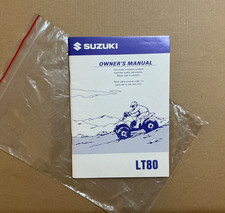 NOS GENUINE SUZUKI OWNERS MANUAL HAND BOOK LT80 LT 80 KIDS QUAD T V W MODEL 1997