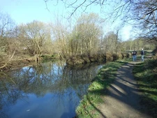 Photo A3 Parting of the Ways Chesterfield/SK3871 The River Rother & c2012