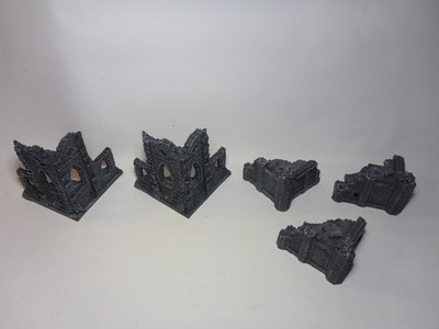 Tabletop - Warhammer 40k - Fantasy - Gelände - Terrain - Ruinen - Gothic -