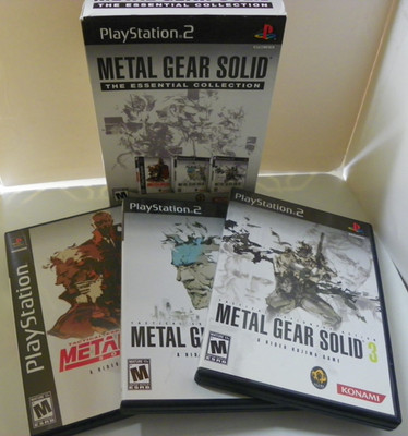 Metal Gear Solid: The Essential Collection PlayStation 2 CIB DISKS ARE MINTY PS2