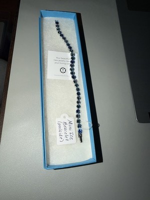 Touchstone Mini Ice Bracelet Poolside Swarovski 7.24  Rhodium Plating