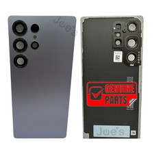 Genuine OEM Samsung Galaxy S25 Ultra Back Battery Door Glass Cover Blue Part