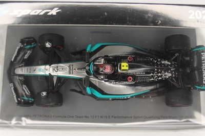 Spark S9627 1/43 Mercedes W16 No.12 Sprint Qualifying Pole Miami