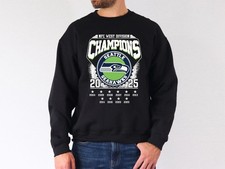 Seattle Seahawks 2025 NFC West Division Champions Won Not Done Sweatshirt