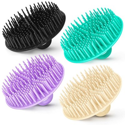 Hair Scalp Exfoliator Brush Set - Dandruff Cleaning & Massager for Home/Travel