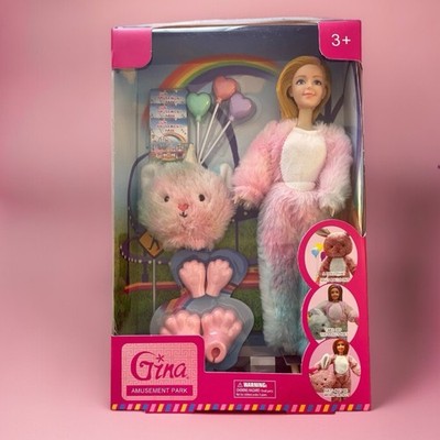 Doll Gina Fashion Toy Amusement Park Furry Animal Suit Unicorn Cat Costume
