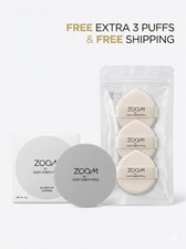 Jung Saem Mool ZOOM Glossy Up Cushion + 3pcs Professional Puffs | Free Ship