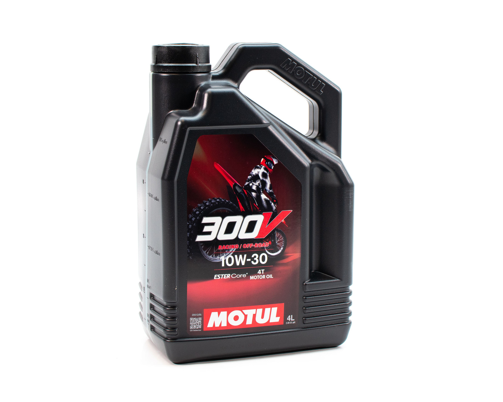 Huile moteur MOTUL 300V OFF ROAD 10W30 4L 100% synthèse pour moto cross
