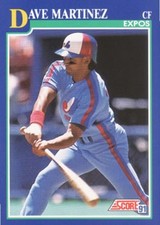 1991 Score #82 Dave Martinez e