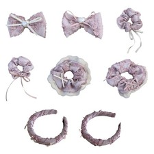 Sweet Bowtie Headband Girl Hair Styling Tool Antislip Scrunchies Casual Hairhoop
