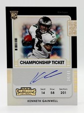 2021 Contenders Championship Ticket #139 Kenneth Gainwell RC Auto 34/49 Eagles