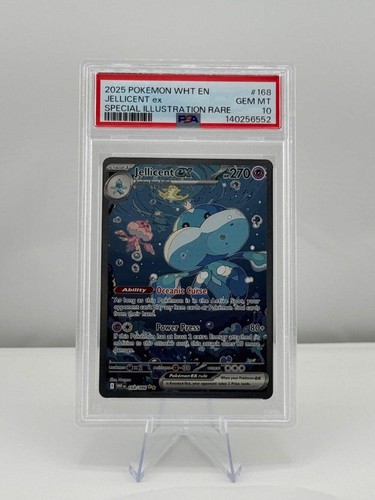 Jellicent ex graded PSA 10 for sale on eBay