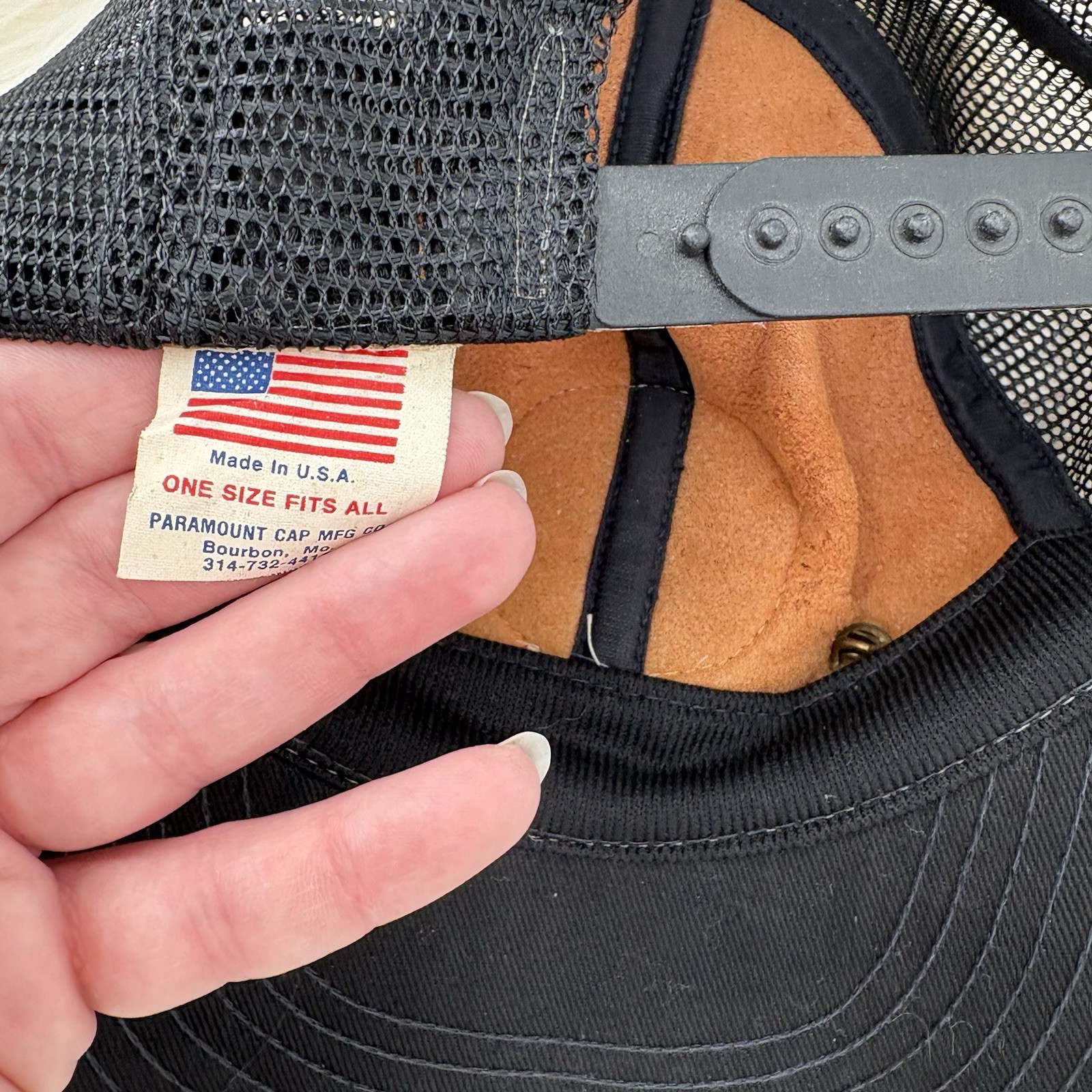 VTG Mac Quality Tools Adjustable SNAPBACK Black M… - image 6