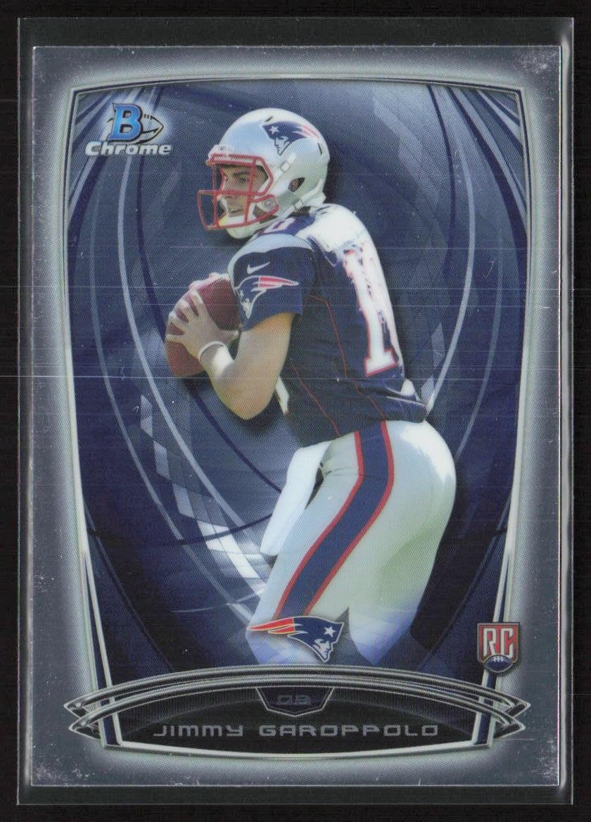 2014 Bowman Chrome Jimmy Garoppolo #175 Rookie New England Patriots