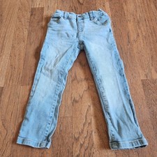 The Childrens Place Girls Super Skinny Light Wash Blue Denim Jeans Size 4T 617