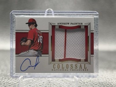 2024 Panini National Treasures Patch Jersey Relic Andrew Painter 2/49 AUTO