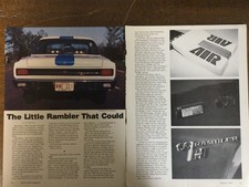Misc 6776 Article Pictorial 1969 Amc Sc Rambler Hurst 390 4 Page