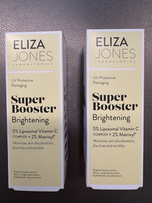 Eliza Jones Super Booster Brightening, 2 Stück, je 30 ml, Serum Aufhellend