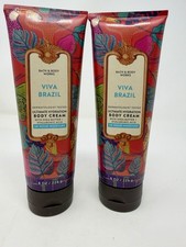 2x Bath  Body Works Viva Brazil Hydration Cream 8 Oz New Scent 