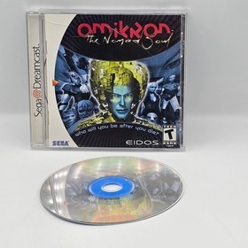 Omikron The Nomad Soul Sega Dreamcast David Bowie Eidos T-36807N Retro Game