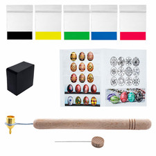 Kistka, Beeswax, 5 Dyes, Instructions Ukrainian Easter Egg Decorating Kit