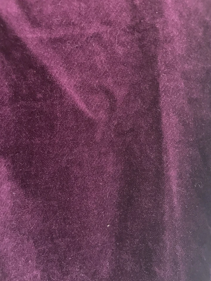 Pantalones ajustados de tiro alto elásticos de terciopelo ciruela claro liso Banana Republic para mujer 27 Foto 4 de 4