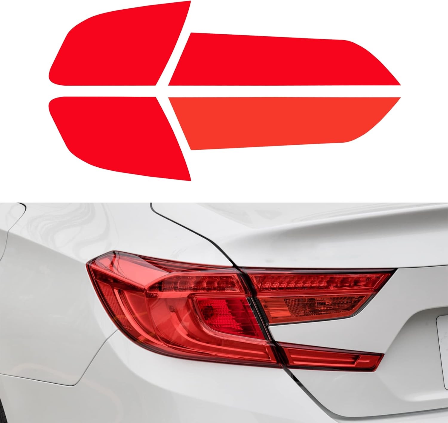 Vinyl Smoke Tint Turn Signal Reverse Light Films Compatible with 10 Color: Re