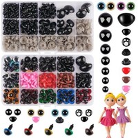 Sicherheitsaugen FüR HäKeltiere, 690Er-Pack Amigurumi Augen Und Nasen, Bunte...