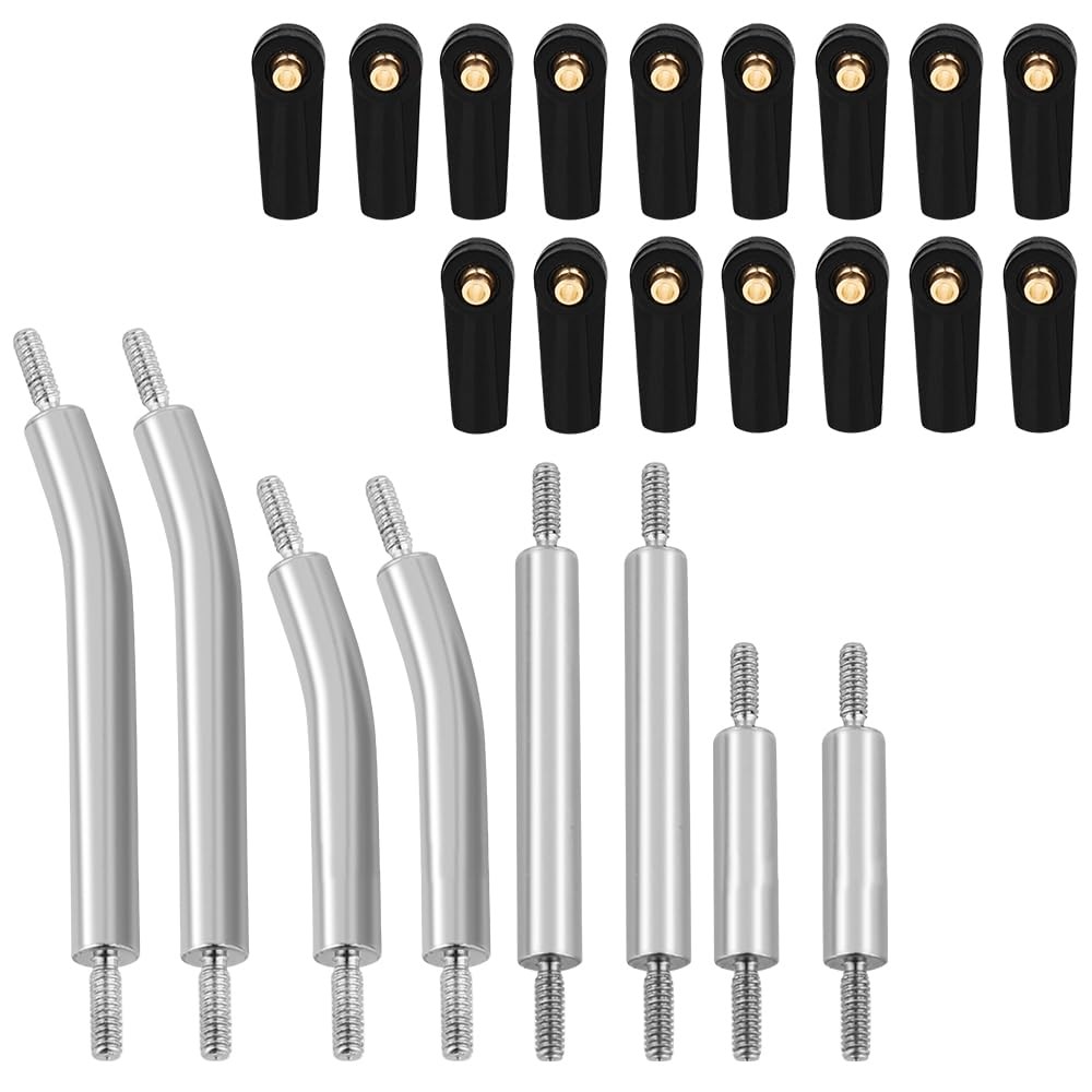 High Clearance 4 Links Set Stainless Steel Linkage kit for Base Camp Axial SC...