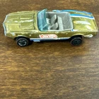 Vintage Hot Wheels Redline Custom Firebird Gold 1967